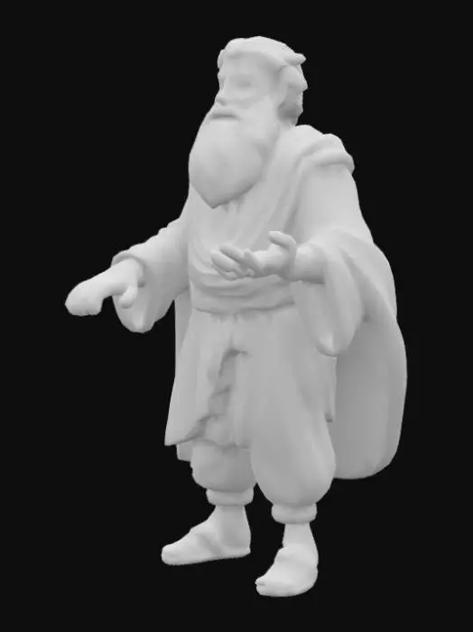 3D model for Cartoon of Plato