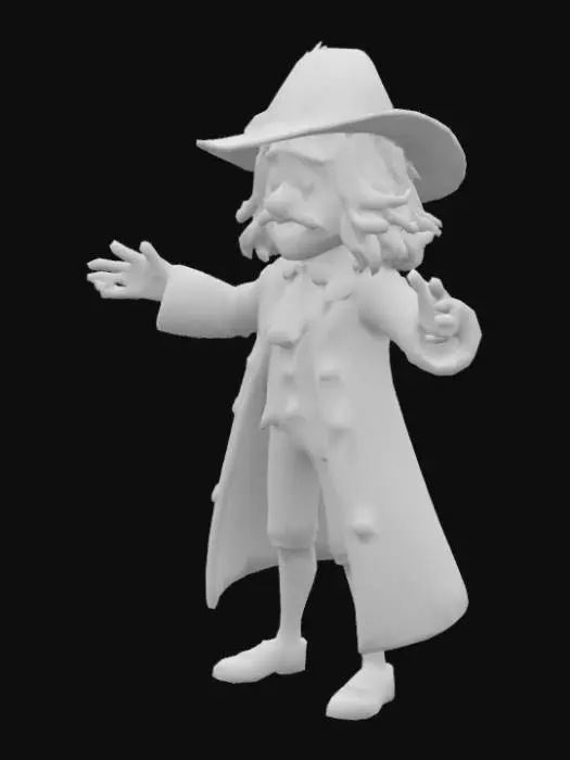 3D model for Cartoon of Descartes