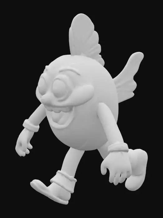 3D model for Walking Clown fish
