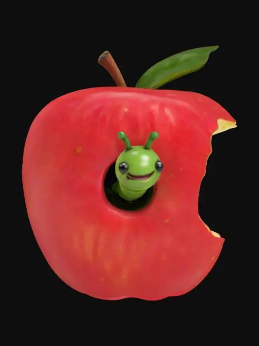 3D model for Apple Logo spoof, #emblem#