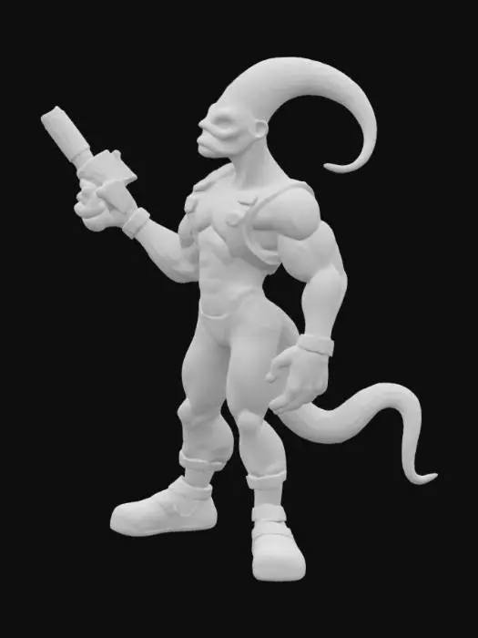 3D model for Highly Detailed, Battle Pose, Fantasy, Earthworm Jim, extreme muscular, differend facial expressions , Highly Detailed, Full Body, 