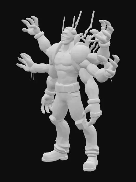 3D model for Multilimbed Warrior