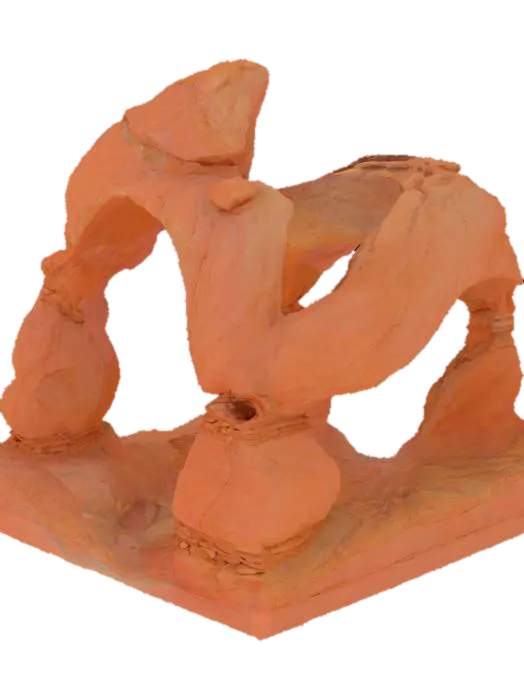 #arch#, ultra detailed tripple Arch from 'Valley of fire state park', natural… - Statepark 3D model, vytvořený pomocí AI
