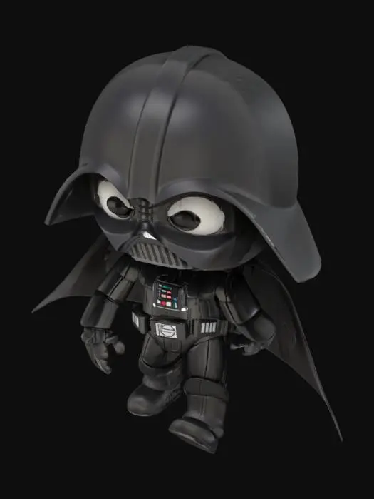 3D model for Darth Vader Chibi, a-pose