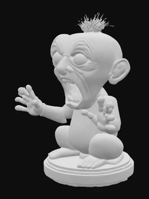 3D model for Emotion Fear