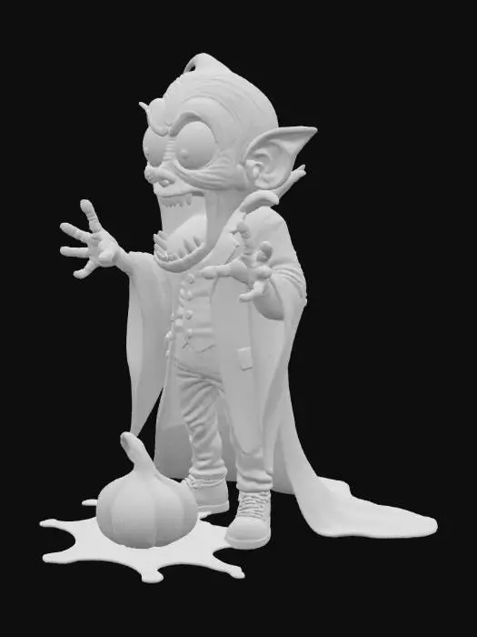 3D model for Frightened Vampire Encounter, #food#