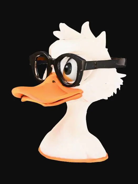 3D model for Hipster Duck