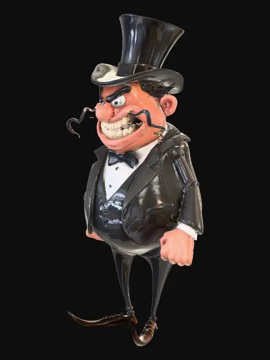 3D model for Villainous Grin, #villain#