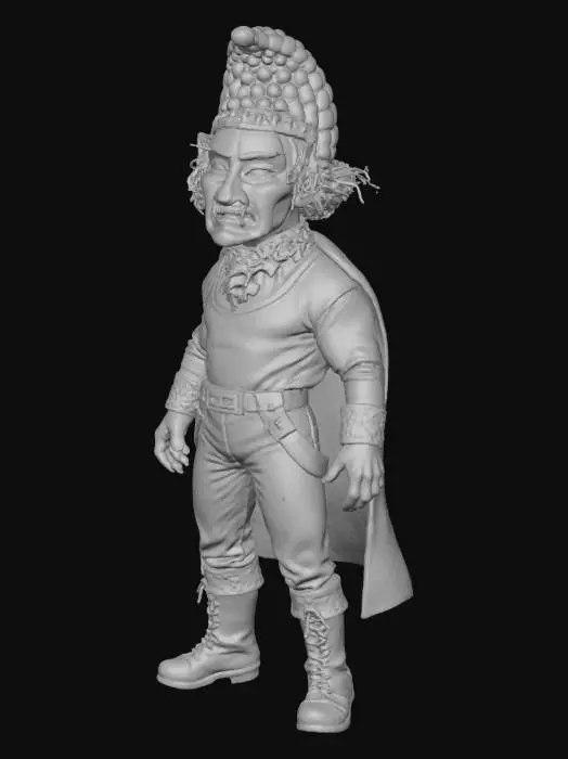 3D model for Gray Prince, Jack Vance