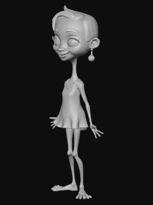 3D model for Joyful Character
