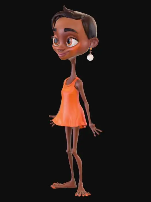 3D model for Joyful Character