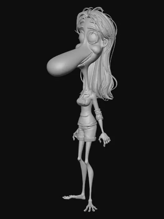 3D model for Curious Character