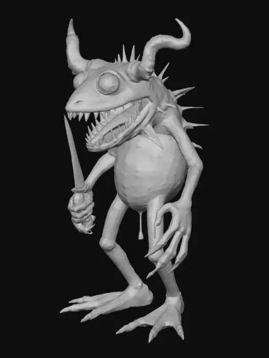 3D model for Horror Kermit, #Halloween2025#