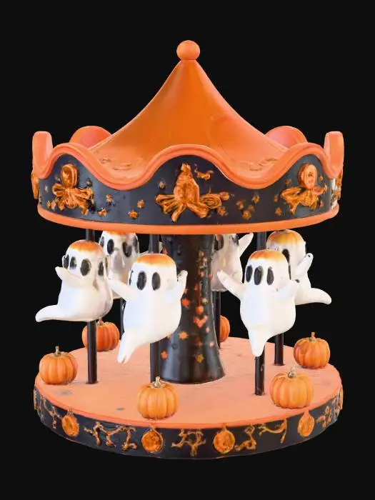 3D model for Halloween Carousel, #Halloween2025#