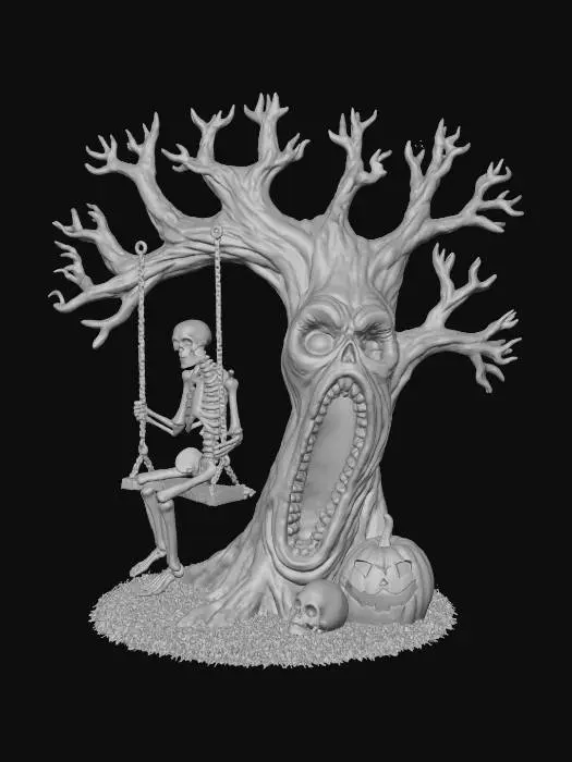 3D model for Halloween Swing, #Halloween2025#