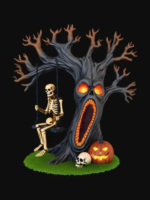 3D model for Halloween Swing, #Halloween2025#