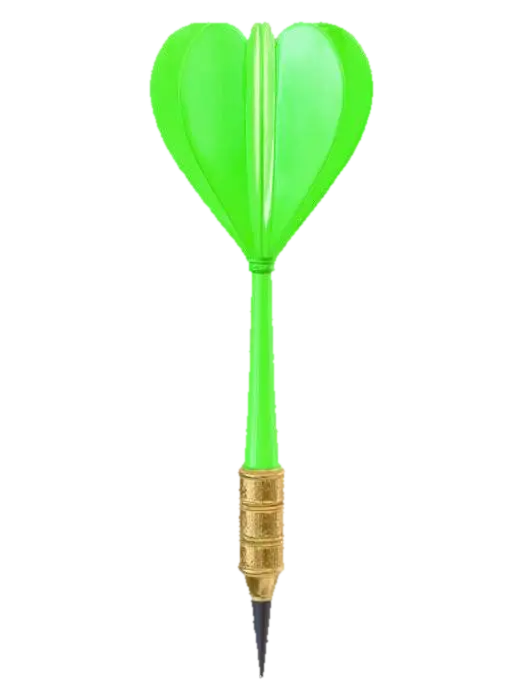 Dart - Target 3D model, vytvořený pomocí AI