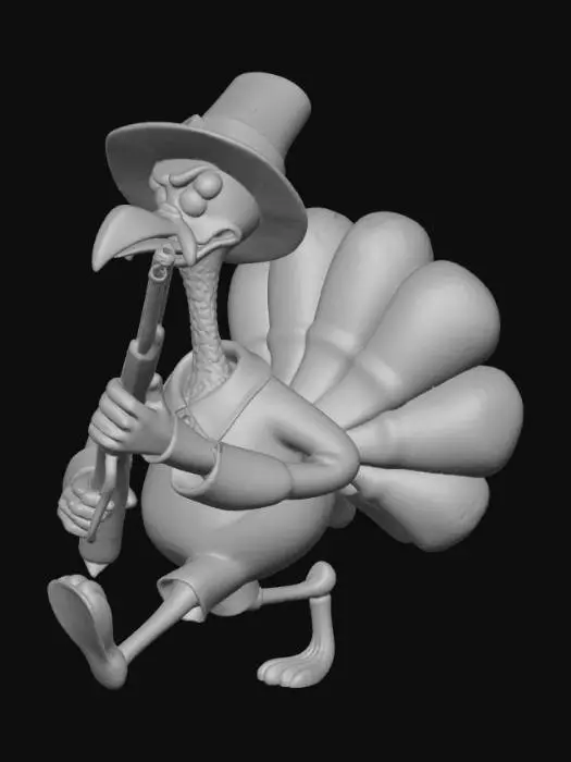 3D model for Turkey's Revenge, #Thanksgiving#