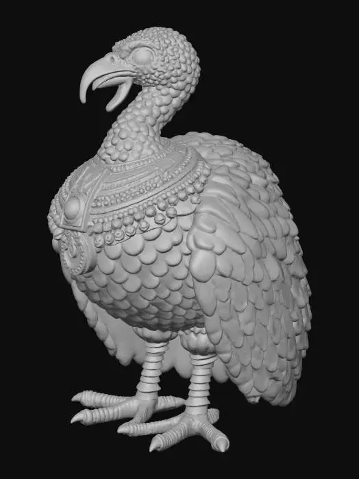 3D model for Majestic Jewelbird, #Thanksgiving#