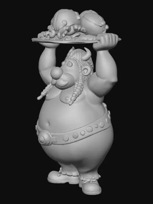 3D model for Obelix, #Thanksgiving#