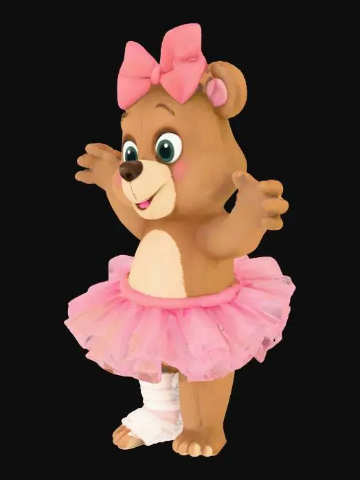 3D model for Ballet Bear Joy