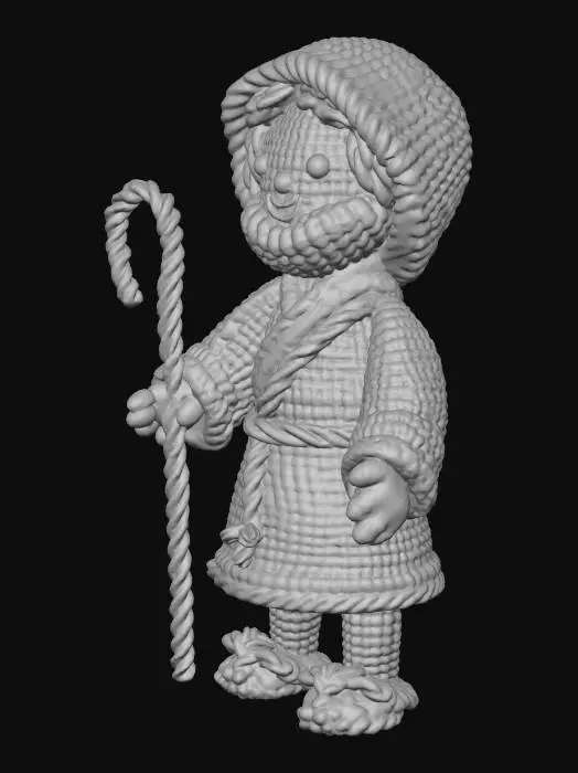 3D model for Crochet Shepherd Doll, #Christmas2025#