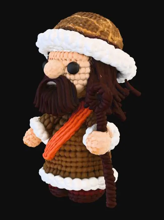 3D model for Crochet Shepherd, #Christmas2025#
