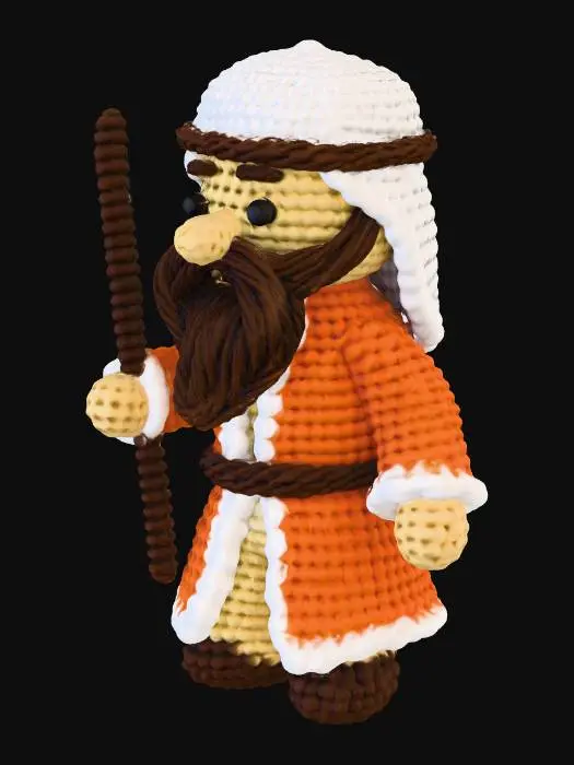 3D model for Crochet Shepherd , #Christmas2025#
