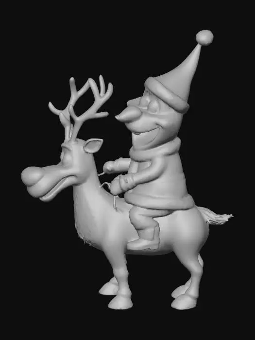 3D model for Snowy Sled Ride, #Christmas2025#