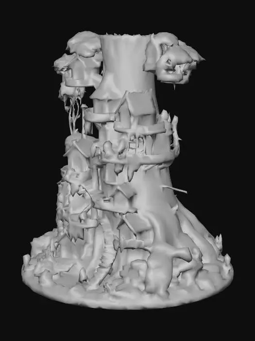 3D model for Enchanted Tree Village