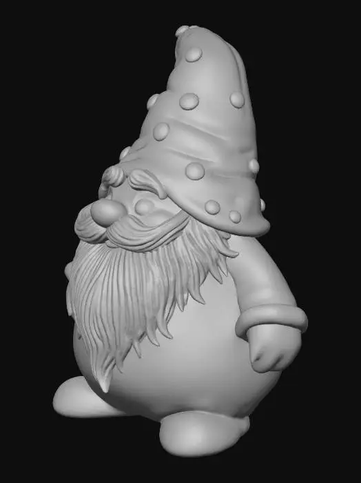 3D model for Festive Gingerbread Gnome