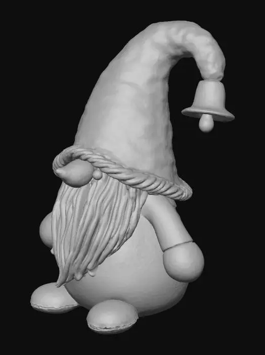 3D model for Gnome with Striped Hat, #Christmas2025#