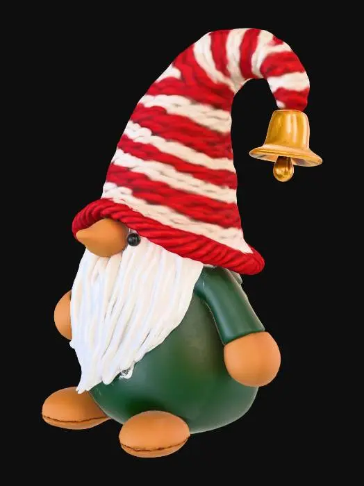 3D model for Gnome with Striped Hat, #Christmas2025#