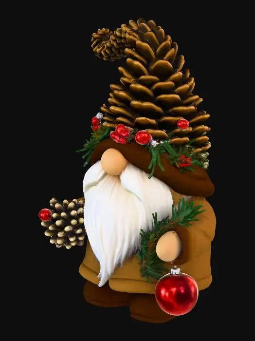 3D model for Pinecone Gnome, #Christmas2025#