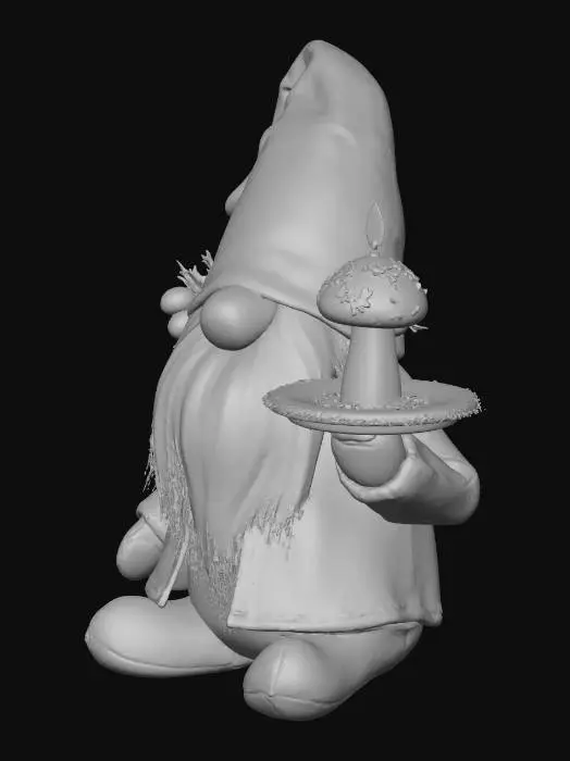 3D model for Gnome's Festive Candle, #Christmas2025#