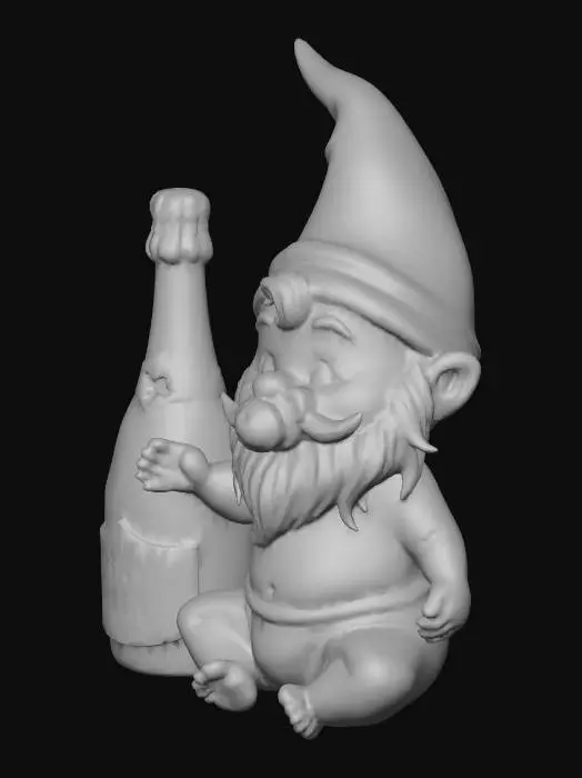 3D model for New Year's Baby Gnome