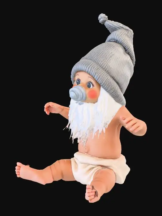 3D model for Tiny Gnome Baby
