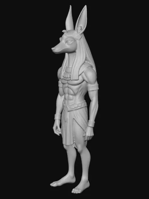 3D model for Anubis Guardian