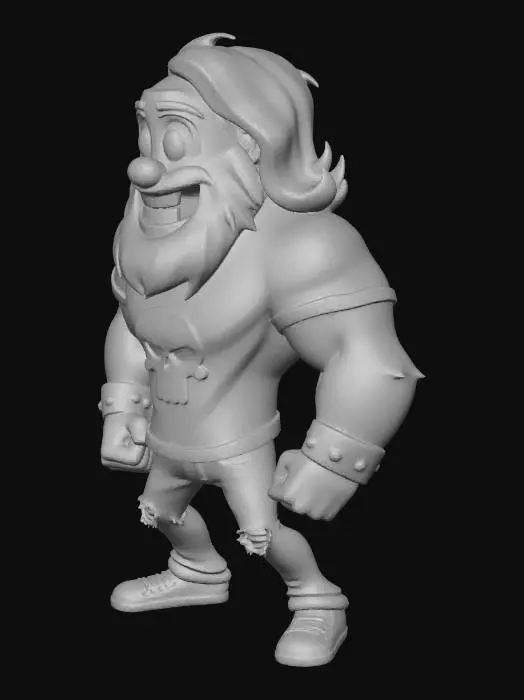 3D model for Rockstar Warrior