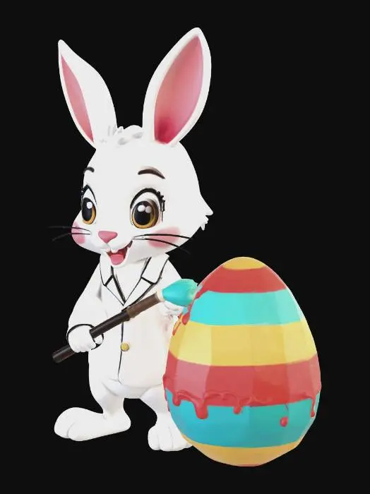 3D model for The Easter Egg Artist, #EasterEgg2026#