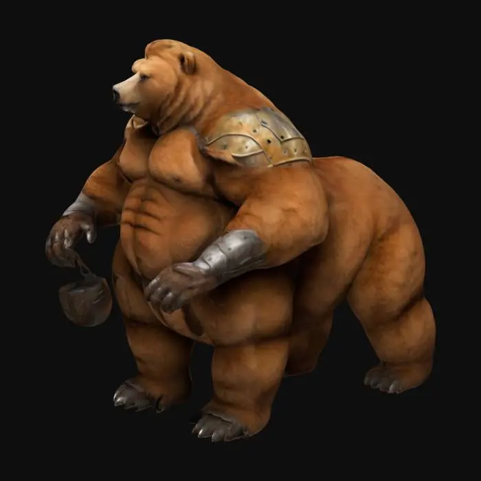 3D model for Majestic Furry Titan, #fairy#