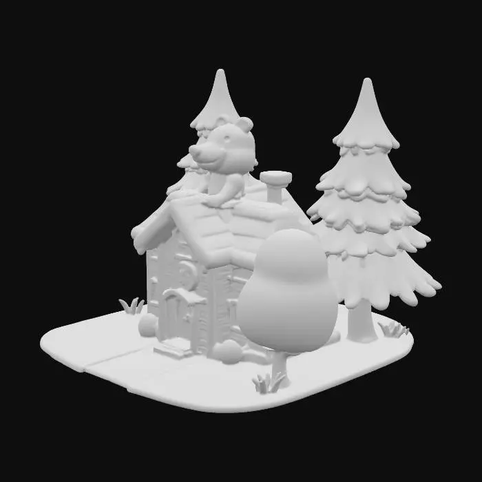 3D model for Bear's Clinic Wonderland