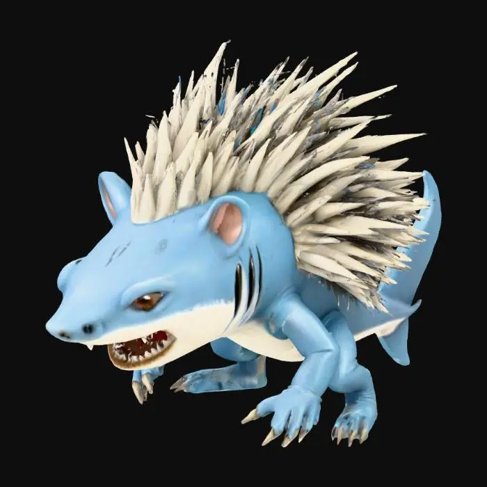 3D model for Hedgehog Shark Hybrid
