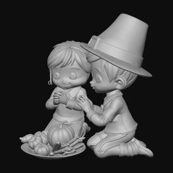 3D model for Thanksgiving Blessings, #Thanksgiving#