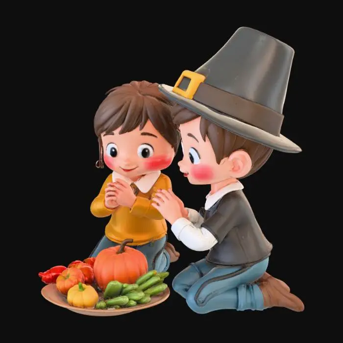 3D model for Thanksgiving Blessings, #Thanksgiving#