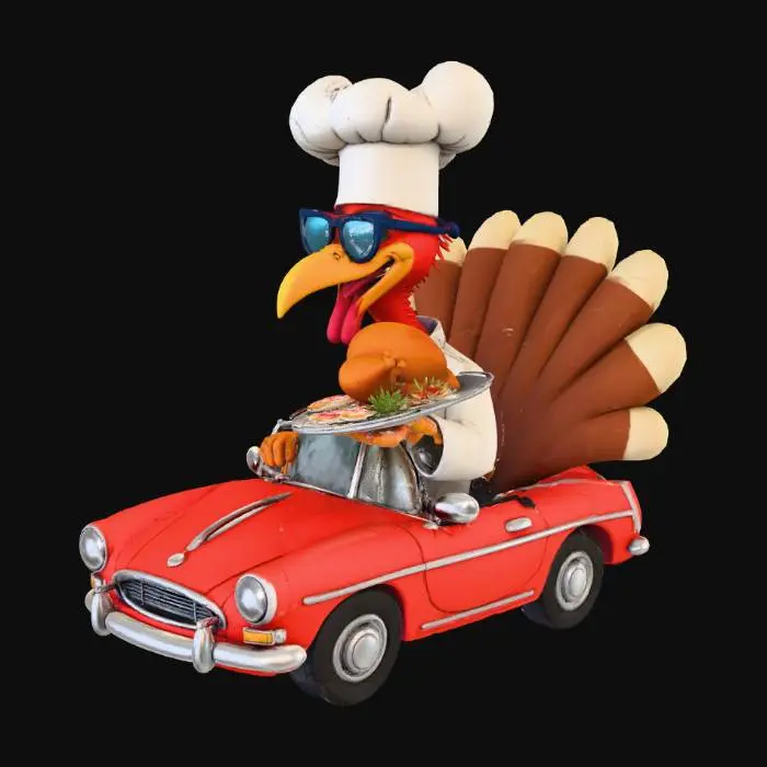 3D model for Thanksgiving Chauffeur, #Thanksgiving#