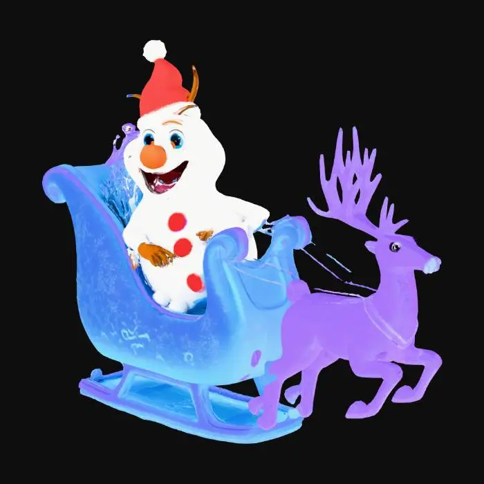3D model for Snowy Sleigh Ride, #Christmas2025#