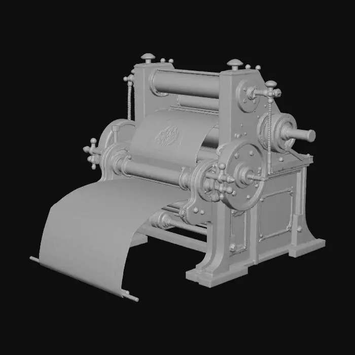 3D model for Santa's Money Press