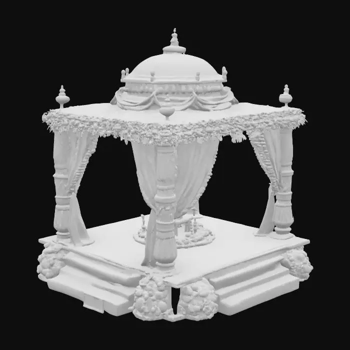 3D model for Wedding Mandap Majesty