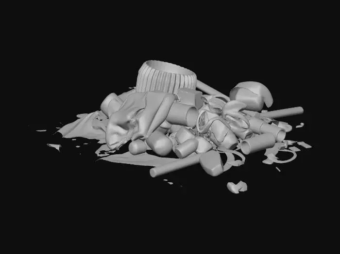 3D model for Küçük Plastik Atık